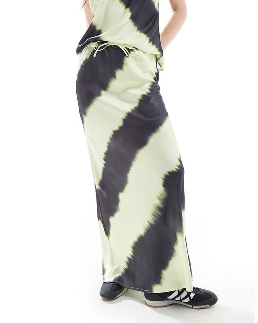 JJXX White Co-ord Satin Skirt