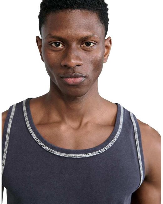 Desigual Blue Logo Strappy T-Shirt for men