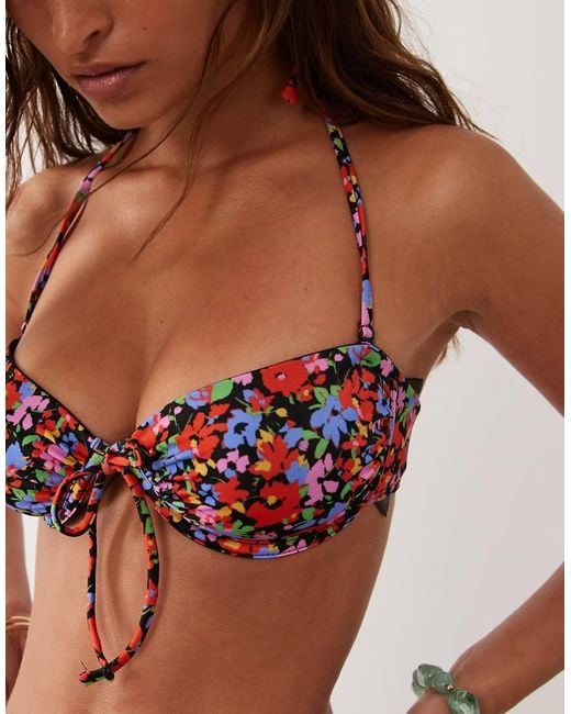ASOS Red Jasmine Underwire Bikini Top