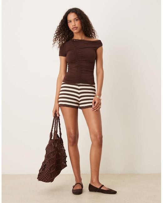 Cotton On Nikki Gathered Short Sleeve Top