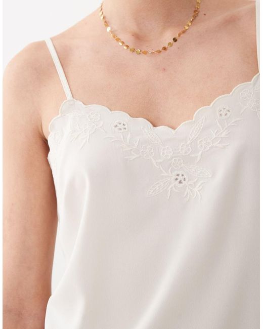 New Look White Strappy Cami