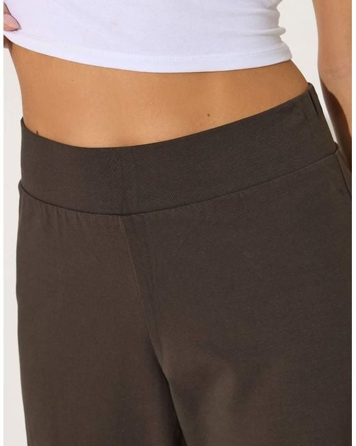PixieGirl White Petite Wide Leg Yoga Pants