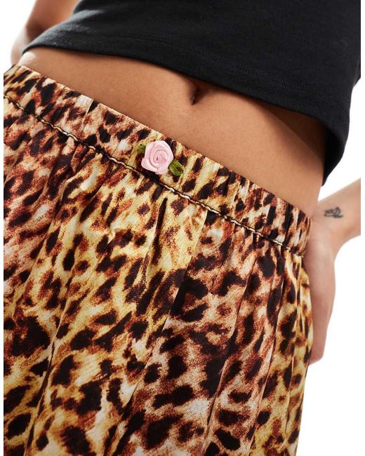 Sottoveste leopardata hot sale