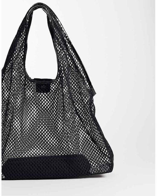 ASOS Black Mesh Tote Bag