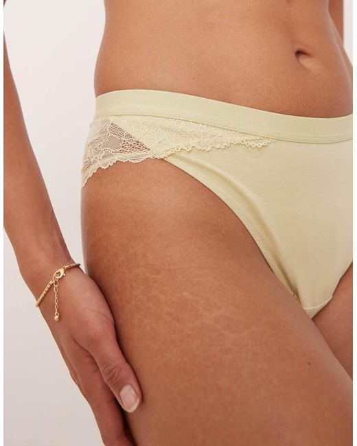 Calvin Klein Natural Modern Lace Tanga Thong