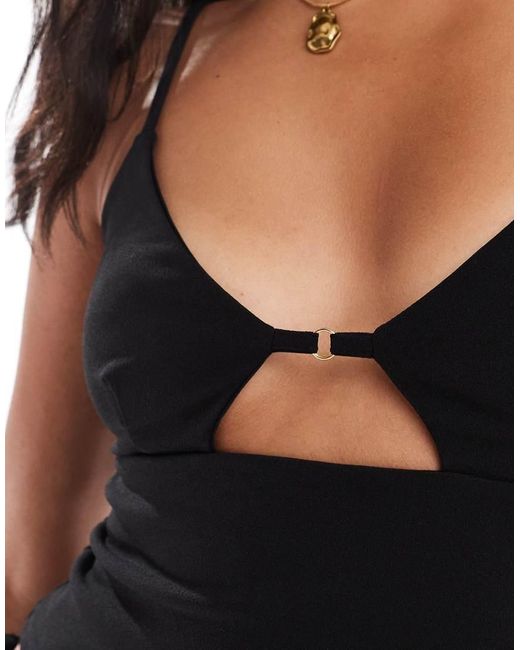 ASOS Black Bust Cup Cami Top