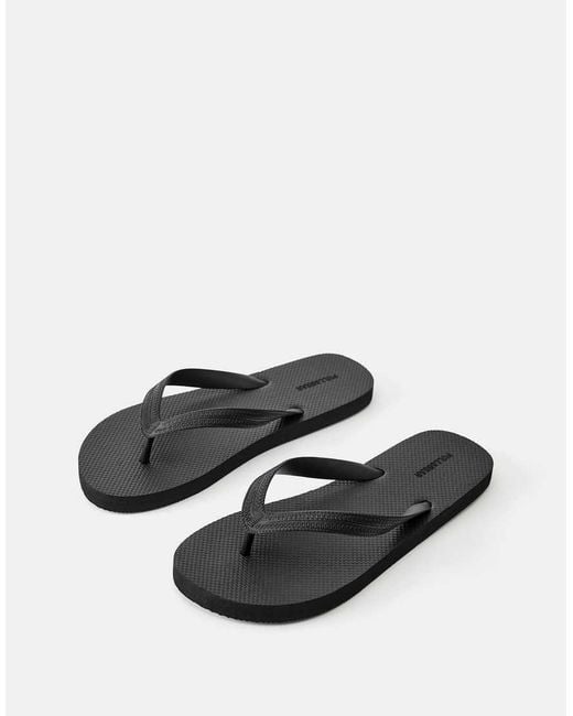 Pull&Bear Black Strappy Sandals for men
