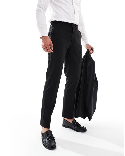 ASOS – schmal geschnittene smokinghose in Black für Herren