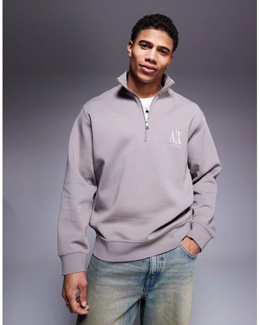 ARMANI EXCHANGE – sweatshirt in Gray für Herren