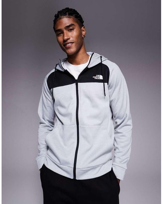 The North Face Gray Reaxion Fleece Hoodie for men