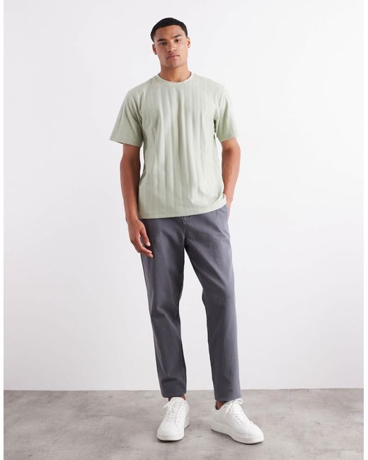 JJ Rebel – oversize-t-shirt in White für Herren