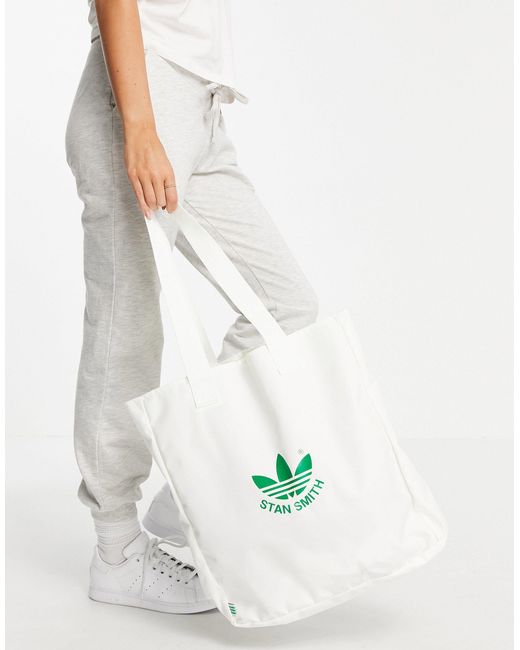 Stan smith - tote bag - cassé Adidas Originals en coloris White