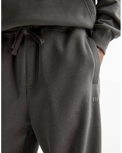 Pull&Bear – weite jogginghose in Gray für Herren