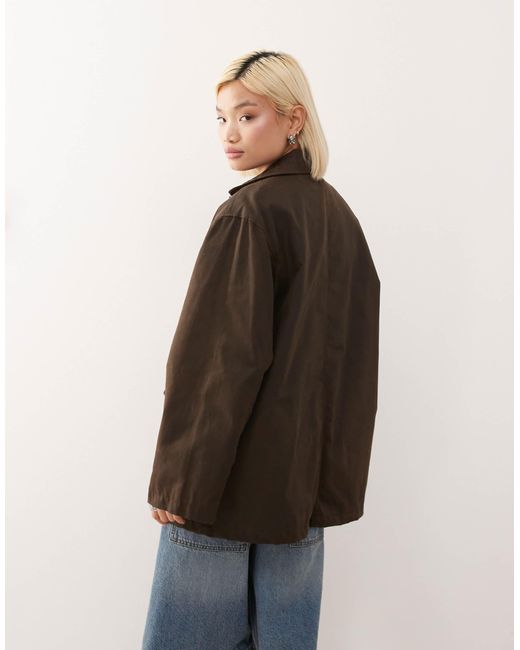 Weekday Black – gewachste barn jacket