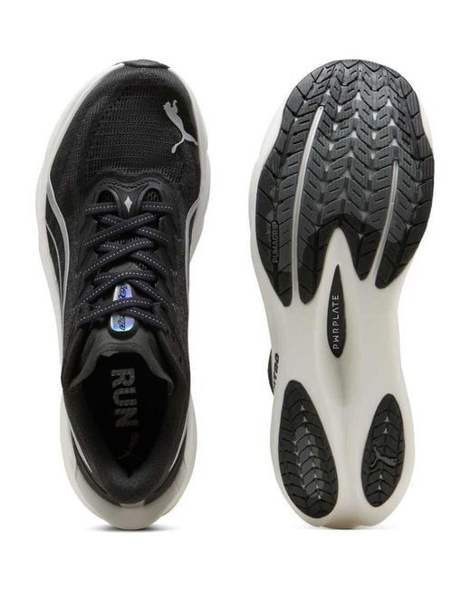 PUMA White Deviate Nitro 4 Running Trainers for men