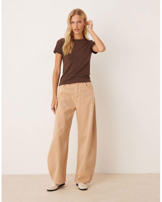 T-shirt ajusté - marron JJXX en coloris Brown