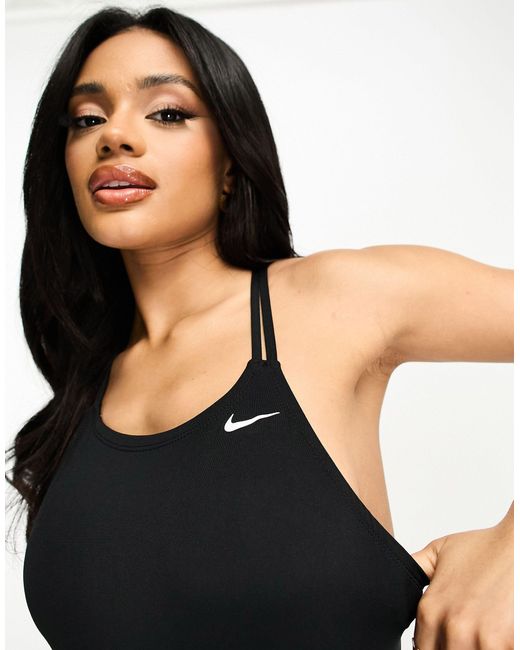 Nike Hydrastrong - Performance Badpak Met Logo En Smalle Bandjes Op in het Black