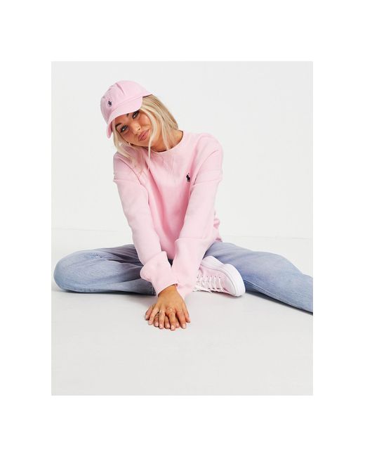 Sudadera rosa discount polo ralph lauren