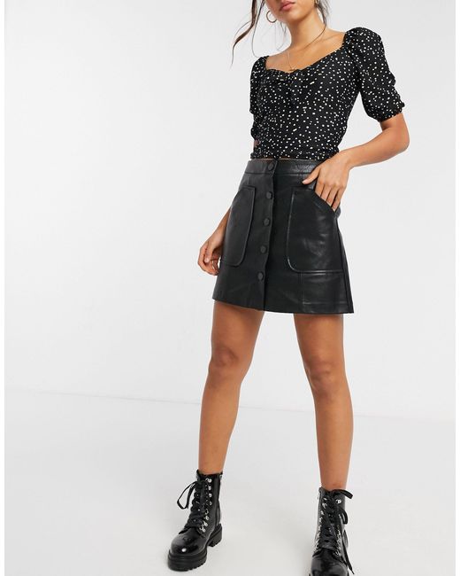 Gonna di Stradivarius in Nero | Lyst
