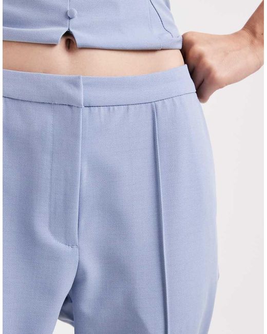 ASOS Blue Tailored Kick Flare Pants