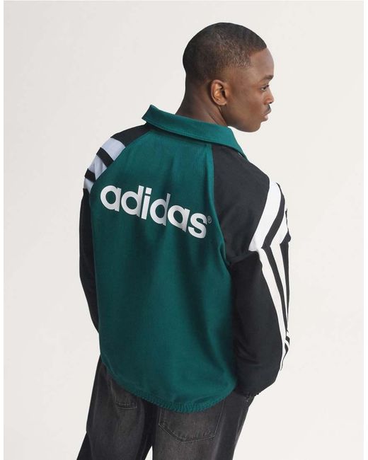 Adidas Originals Green Adidas Football Liverpool 95 Bring Back Long Sleeve Top