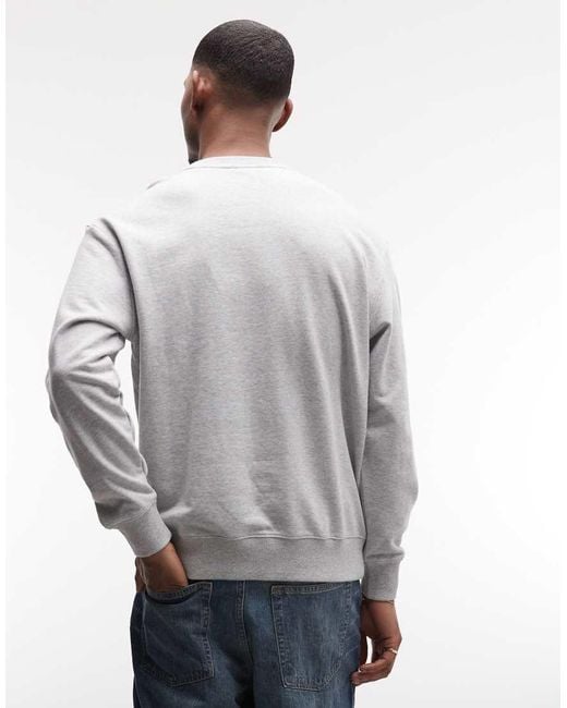 Element Gray Graphic Sweatshirt for men