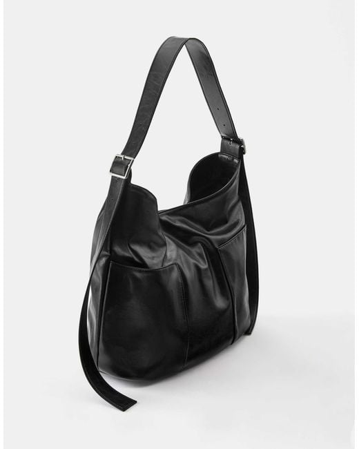 Pull&Bear Black Shopper mit riemchen