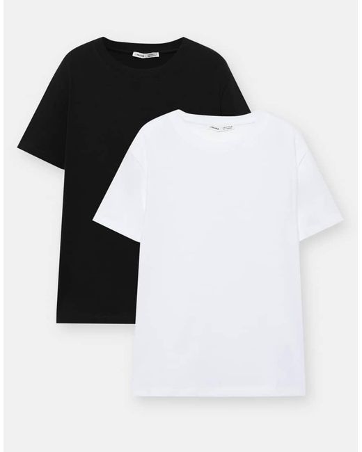 Pull&Bear Blue Pack Of Regular Fit T-shirts