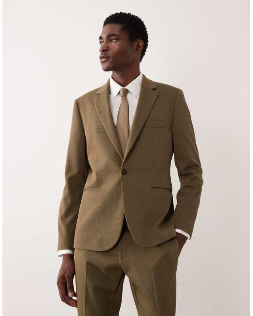 ASOS Natural Skinny Suit Jacket for men