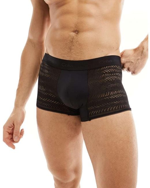 Calvin Klein Black Sculpt Low Rise Trunks for men