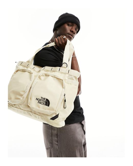 The North Face White Base Camp Voyager Tote Bag for men