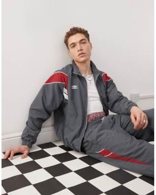 Veste Umbro pour homme en coloris Gray
