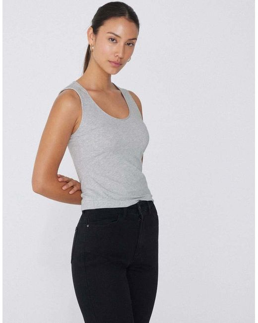 Tezenis Gray Camisole With Wide Straps