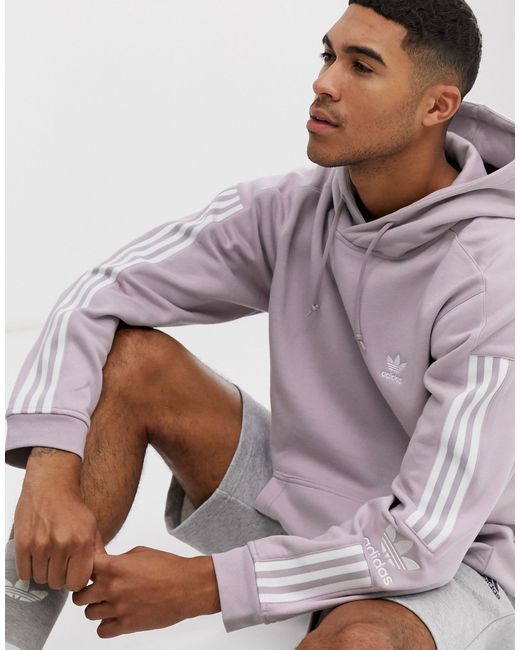 adidas Originals Cotton Hoodie With Lock Up Logo in Lilac (Purple) for Men  | Lyst Australia