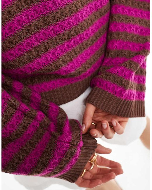 Y.A.S Red Y.a.s Knitted Long Sleeve Top