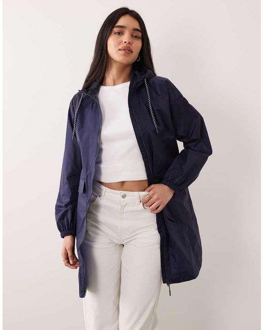 Regatta Blue Waterproof Brindel Pack-It Hooded Jacket