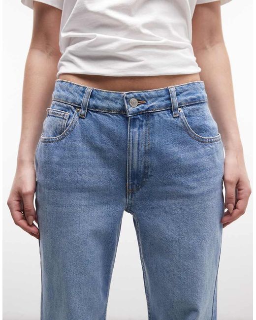 ASOS Blue Relaxed Flare Jean