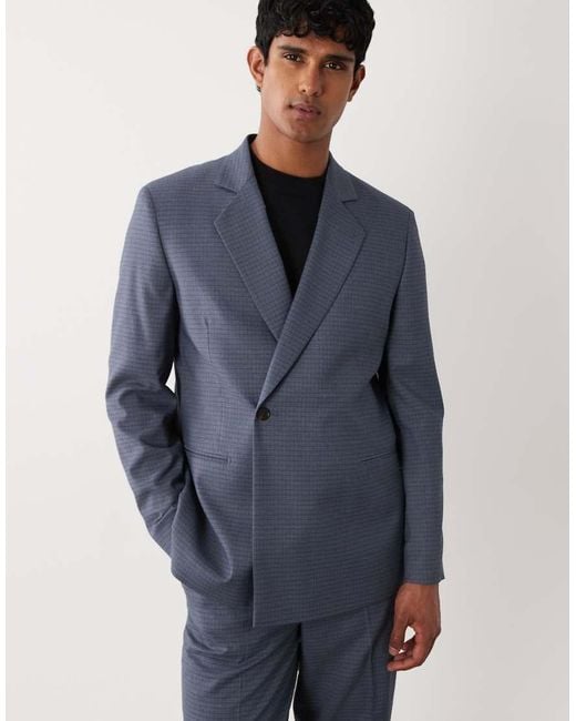 ASOS Blue Regular Suit Jacket for men