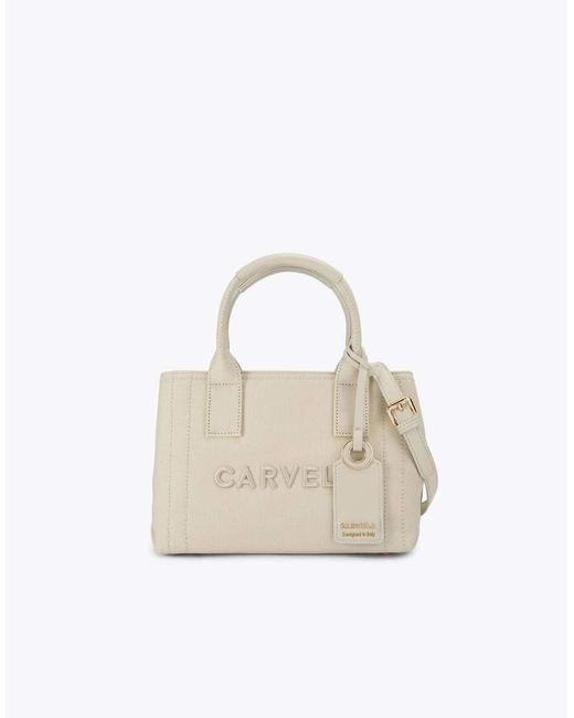 Carvela Kurt Geiger White Lidia Micro Tote