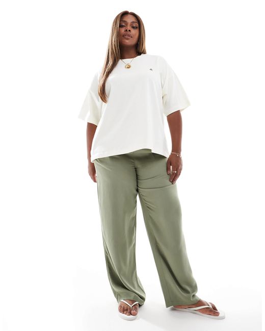 T-shirt oversize imprimé paris au dos - crème 4th & Reckless en coloris White