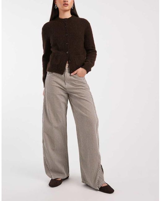 ASOS Multicolor Horseshoe Pants With Tab Waist Detail