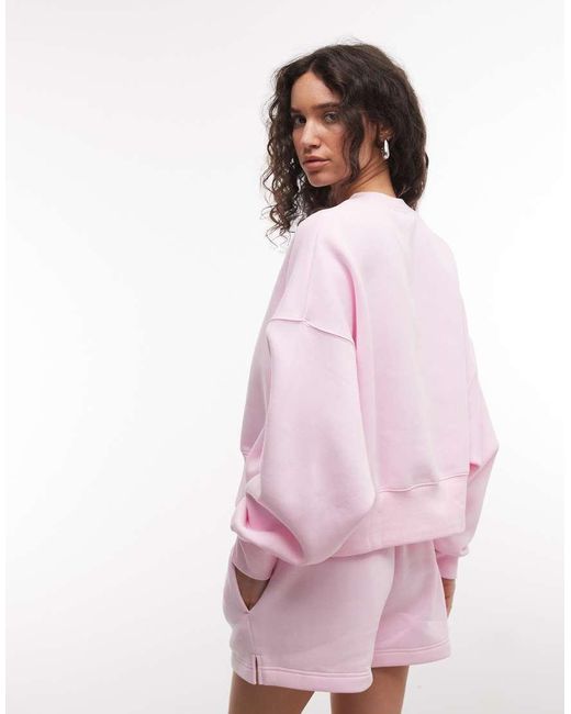 Nike Pink Phoenix Fleece Over-oversized Sweatshirt