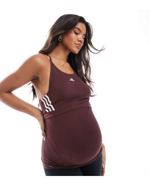 Adidas Originals Purple Maternity Tank Top