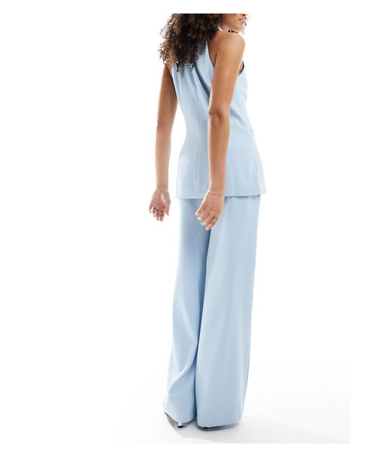 French Connection Blue Tailored Trousers Co-ord