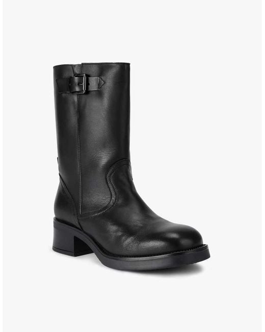 KG by Kurt Geiger Black Trident Low Ankle Boots