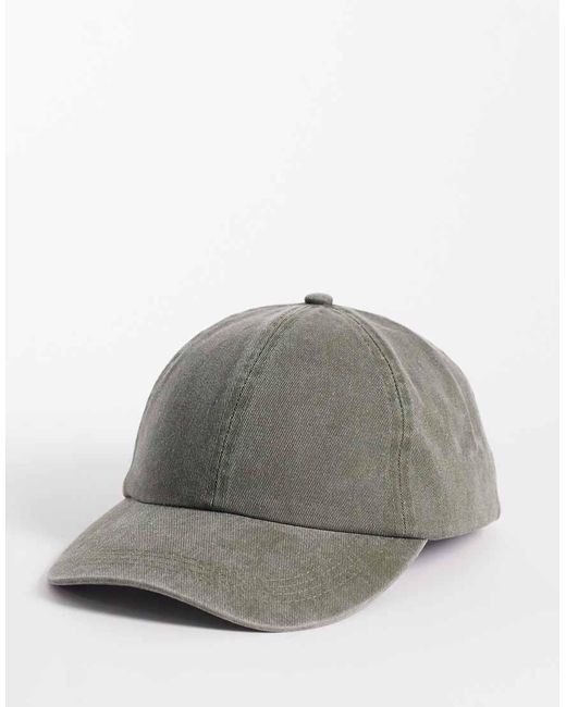 ASOS Baseballpet in het Gray voor heren