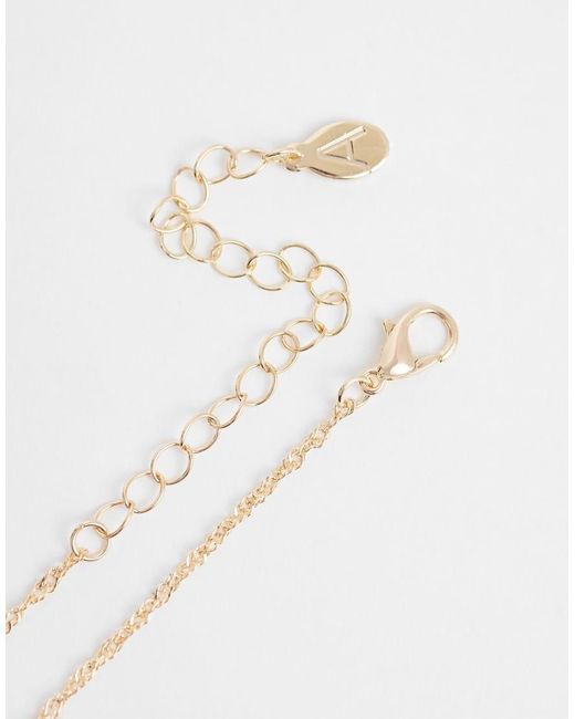 Accessorize White 3 Row Delicate Shell Necklace