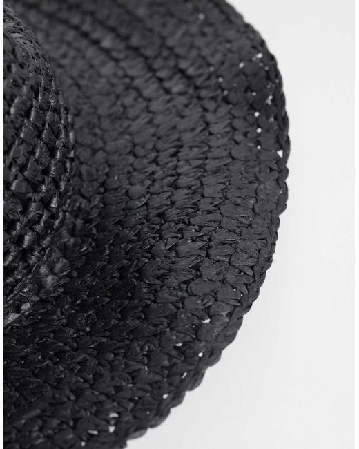 Reclaimed Vintage Black Unisex Cowboy Hat