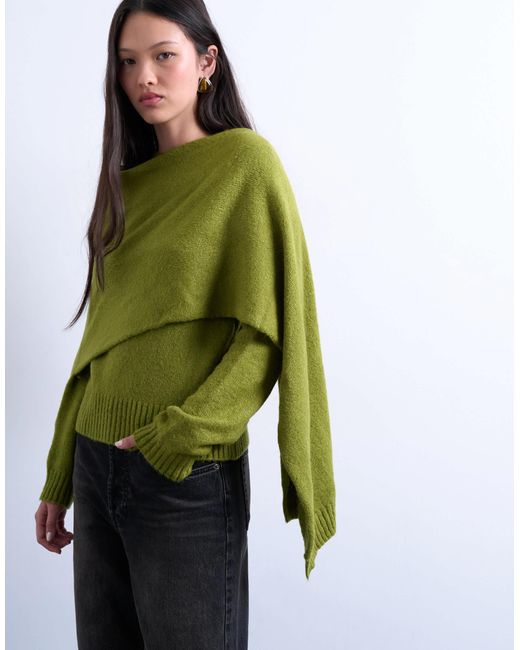 TOPSHOP Green – strickpullover