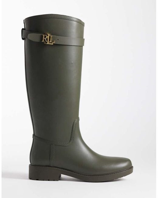 Ralph Lauren Green Portiah Rubber Boot
